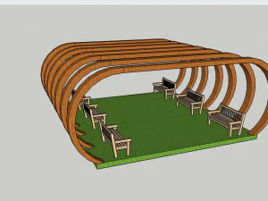 seating places 3D Model