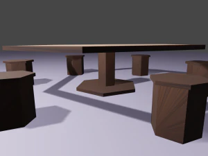 桌子 3D 模型
