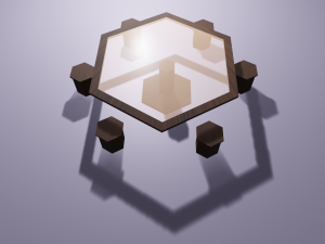 table 3D 模型