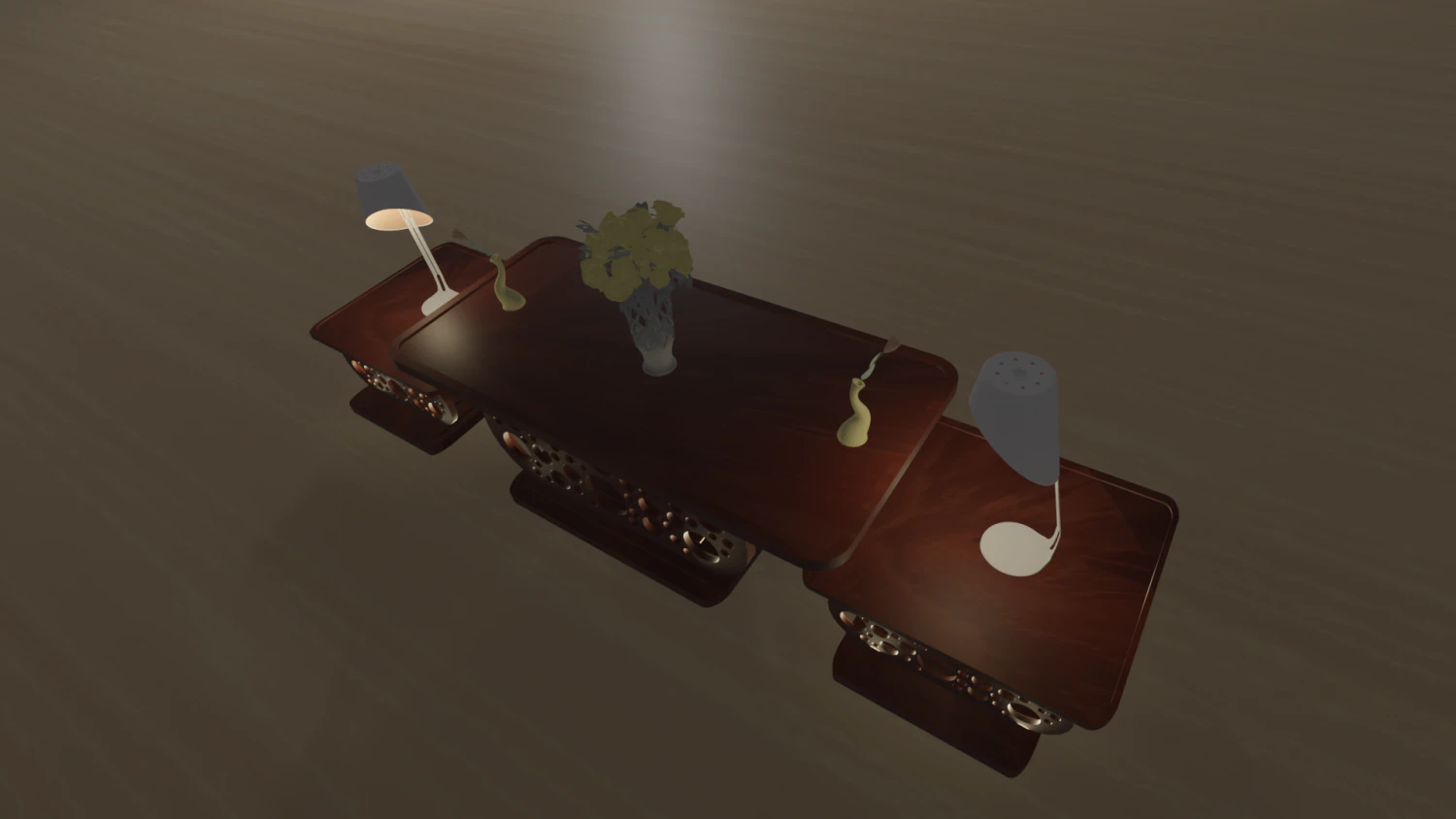 Table 3D Model .c4d .max .obj .3ds .fbx .stl .blend 