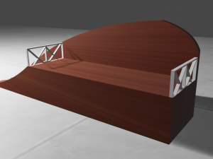 deck chair seating places Modelo 3D