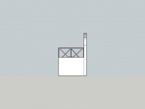 deck chair seating places Modelo 3D