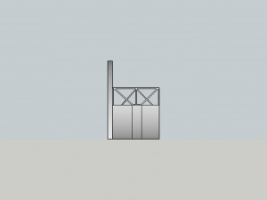 deck chair seating places Modelo 3D