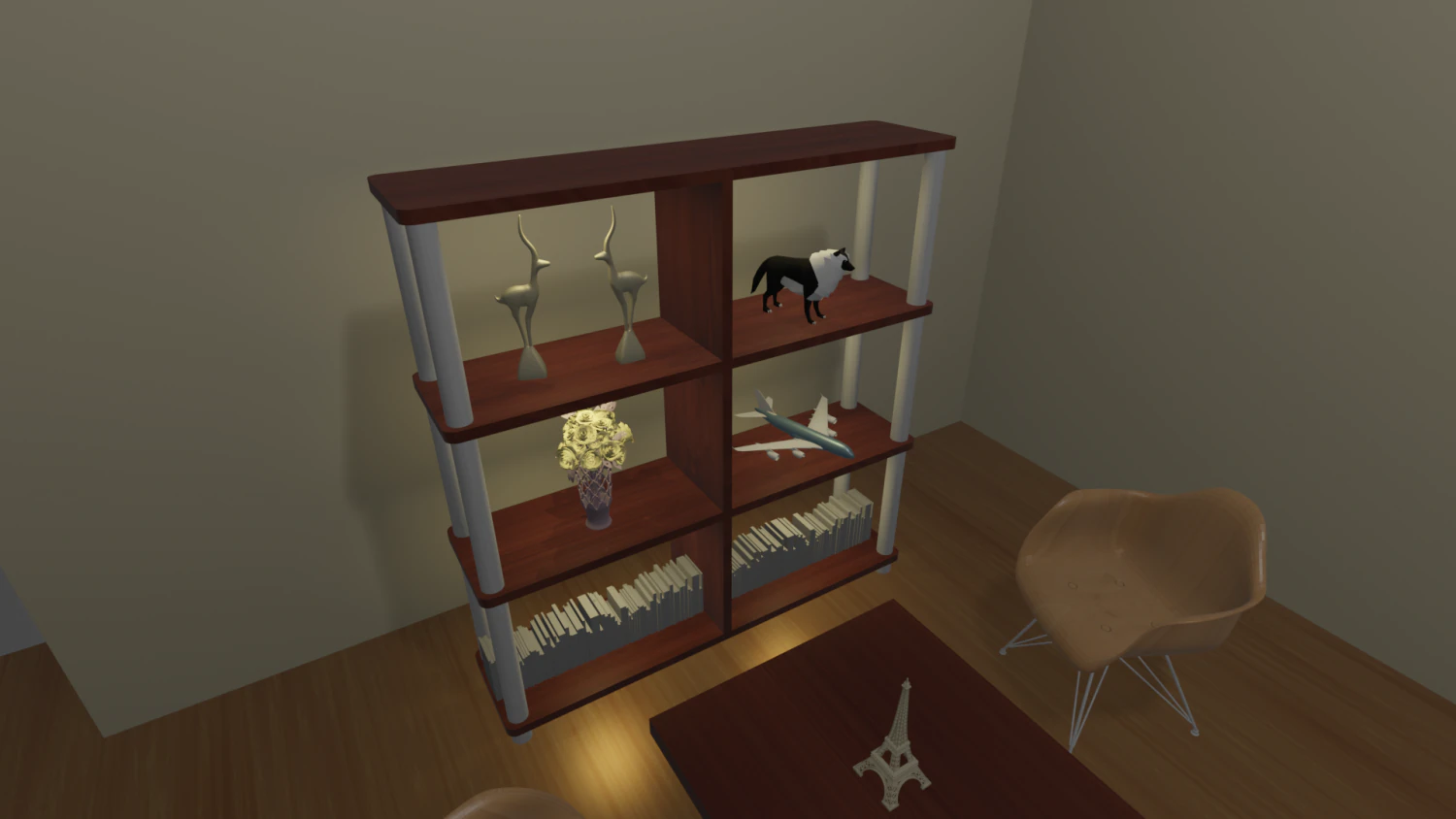 Shelf 3D Model .c4d .max .obj .3ds .fbx .stl .blend 