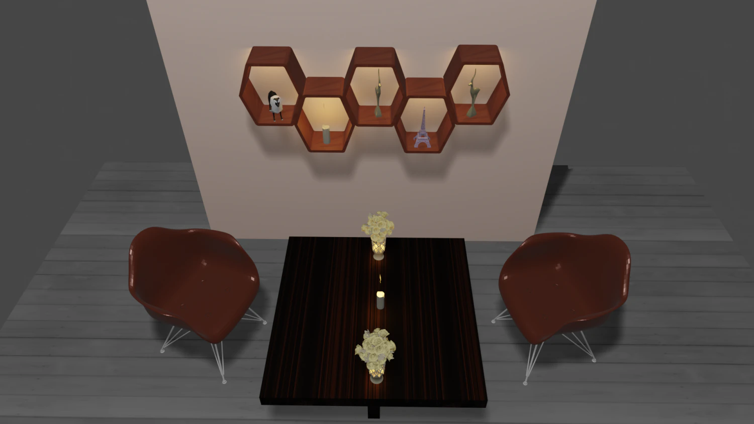shelf 3D Model .c4d .max .obj .3ds .fbx .stl .blend 