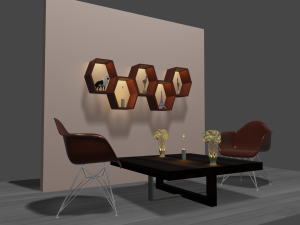 shelf Model 3D