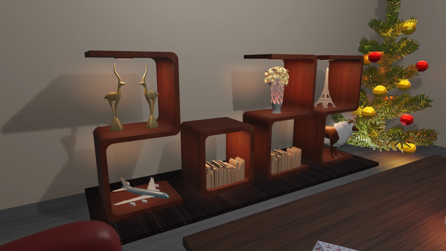 Shelf 2022 3D Model .c4d .max .obj .3ds .fbx .stl .blend