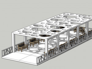 Seating places 3Dモデル