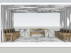 Seating places 3D Model