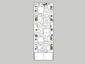 Seating places 3D Model