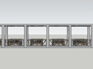 Seating places 3D Model