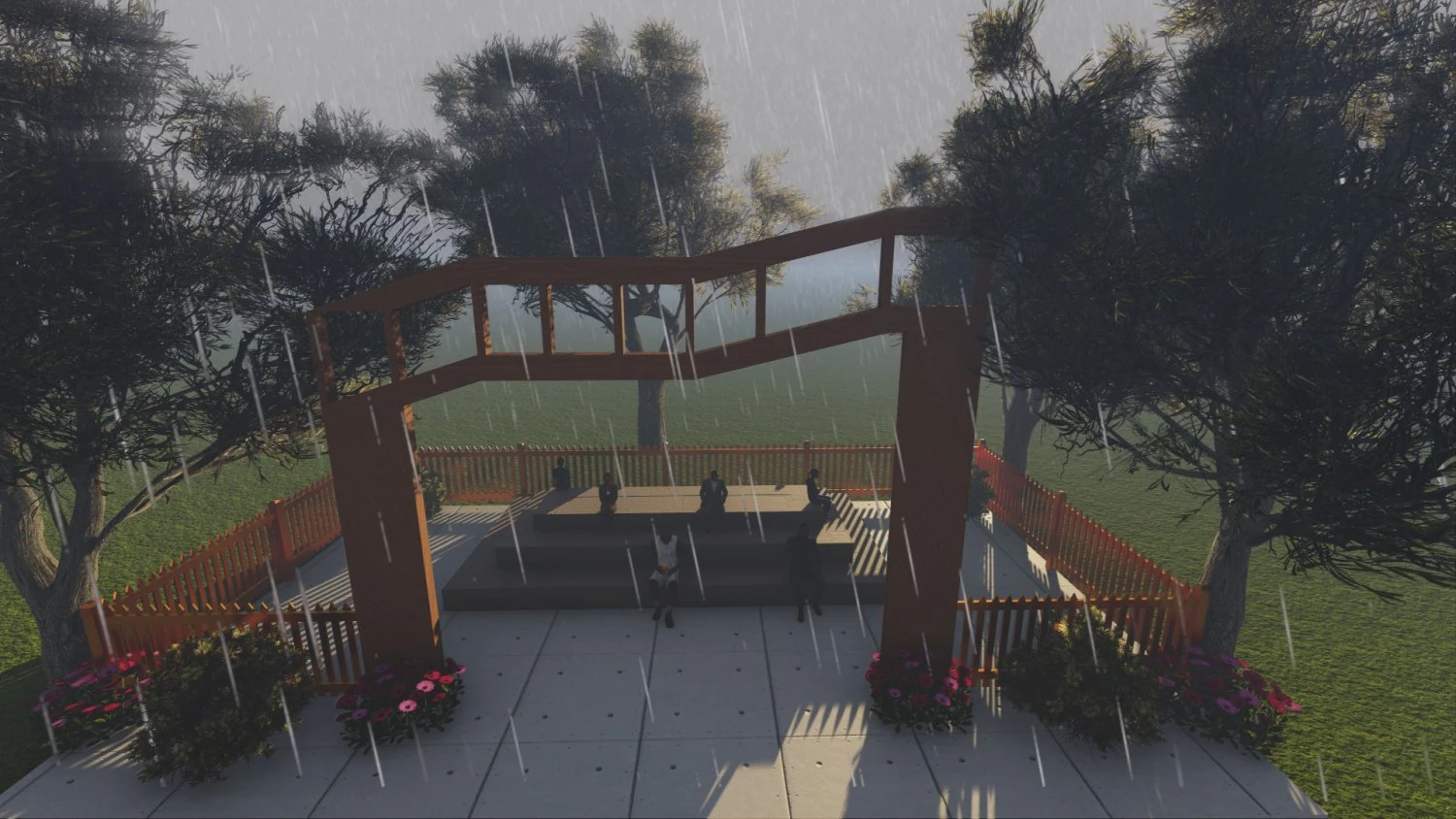 Seating places 3D Model .c4d .max .obj .3ds .fbx .stl .blend 