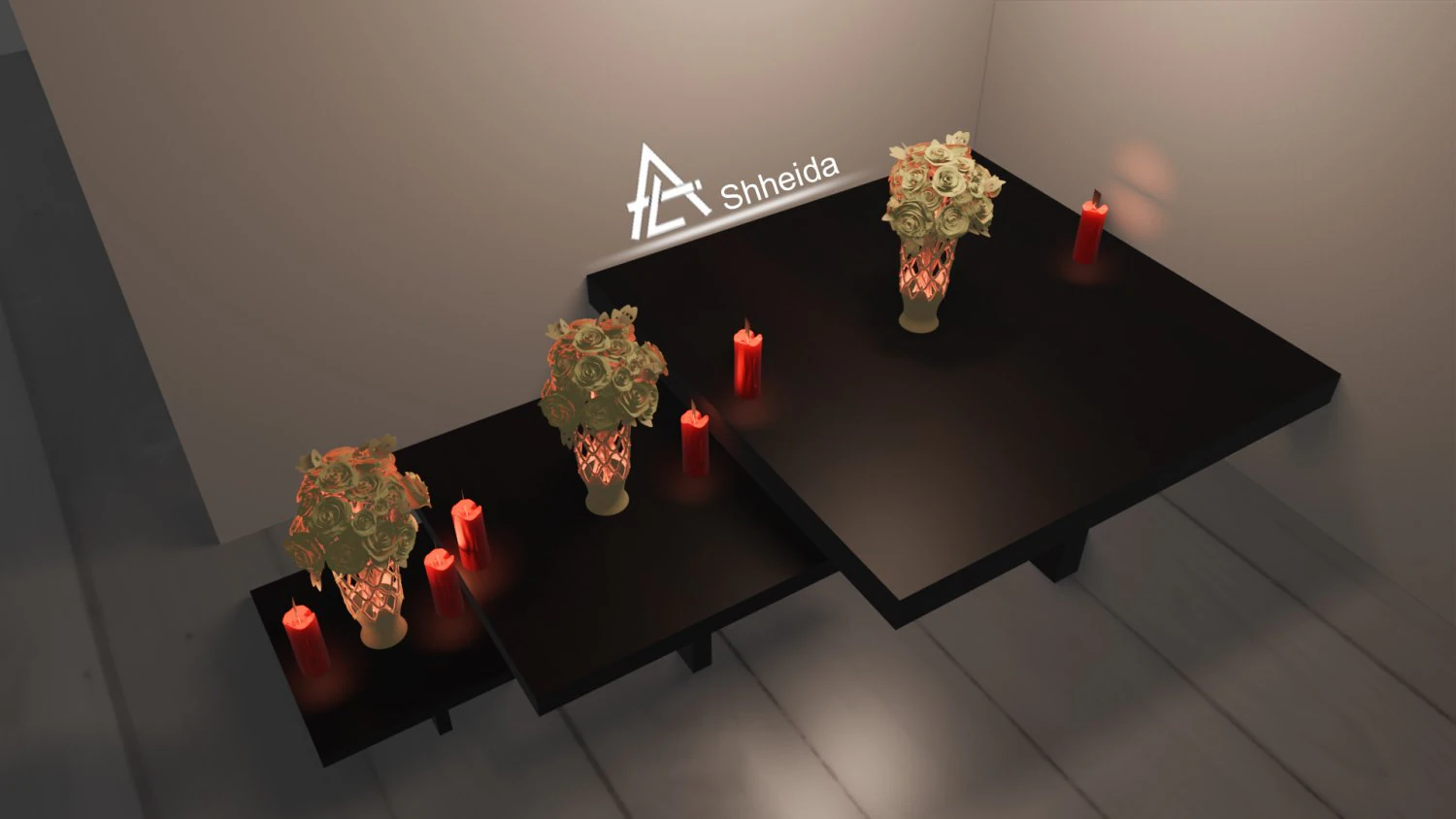 Table 3D Model .c4d .max .obj .3ds .fbx .stl .blend 