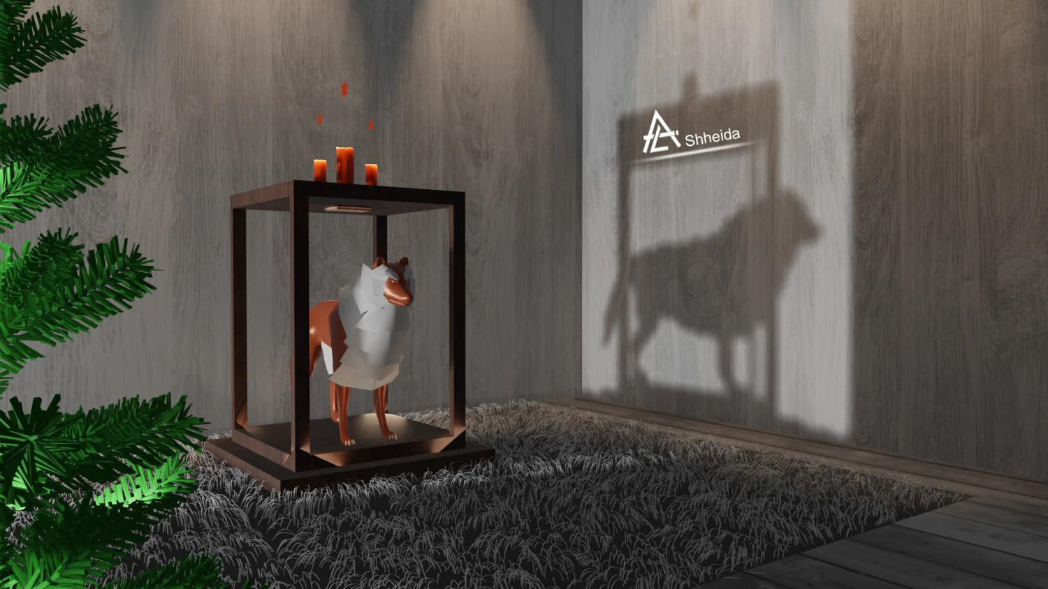 Shelf 3D Model .c4d .max .obj .3ds .fbx .stl .blend 