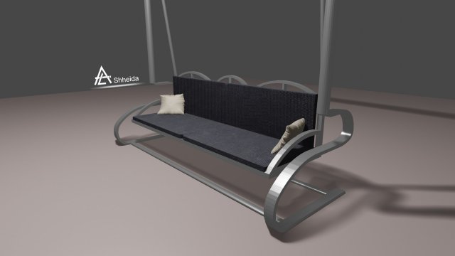 Seesaw 3D Model .c4d .max .obj .3ds .fbx .stl .blend 