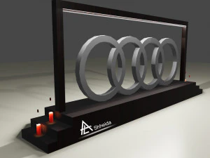 Logo dell'Audi Modello 3D