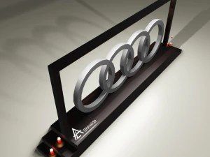 Audi Logo 3D Model