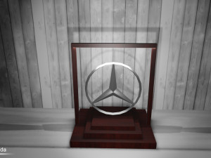 Mercedes Benz logo Model 3D