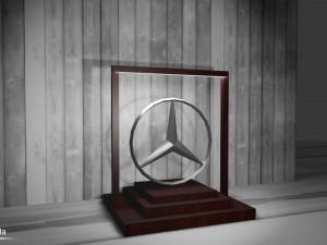 Mercedes Benz logo 3D Modell