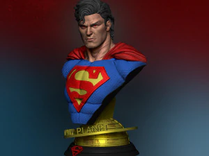 superman 3D Print Model
