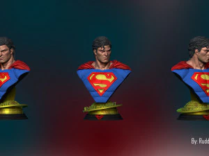 superman 3D Print Model