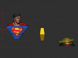 superman 3D Print Model