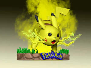 pikachu 3D Print Model