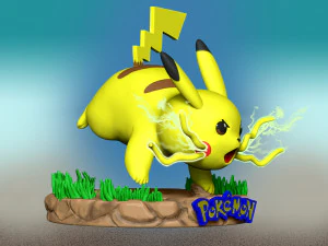 pikachu 3D Print Model