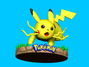 pikachu Model do druku 3D