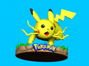 pikachu 3D Print Model