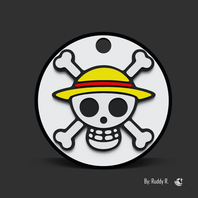 Portachiavi - One Piece - (3D) Skull Luffy – Primafila Store