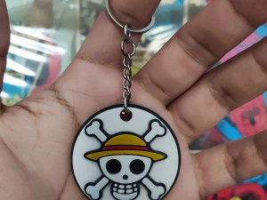 one piece key chain 3D Print Model