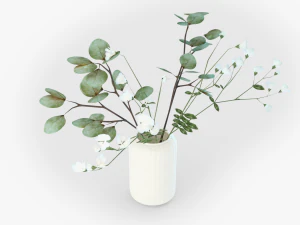 yapay i&ccedil; mekan bitkisi 3D Model