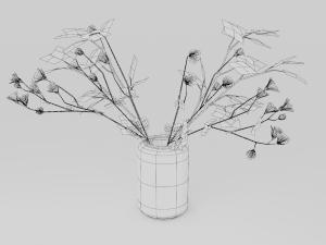 artificial indoor plant Modèle 3D