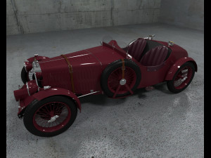 Of a sports car 1934 mg ta q-type 3D Модель