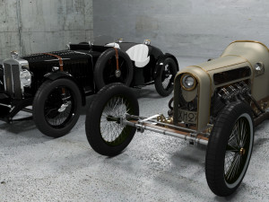 Of a sports car 1934 mg ta q-type 3D Модель