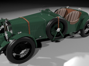 Of a sports car 1934 mg ta q-type 3D Модель