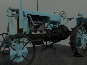 3 d tractor model Model 3D
