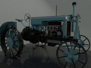 3 d tractor model 3D Model