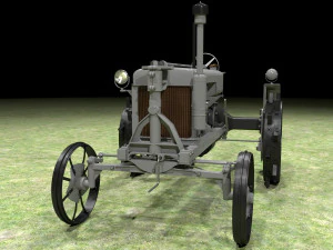 3 d tractor model 3D Model