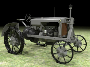 3 d tractor model 3D Model