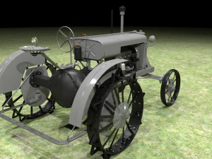 3 d tractor model 3D Model