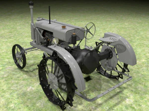 3 d tractor model 3D Model