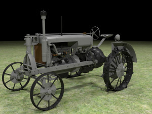 3 d tractor model Model 3D