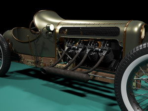 Of a sports car gn 1914 v8 jap 1908 Modèle 3D
