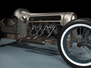 Of a sports car gn 1914 v8 jap 1908 Modèle 3D