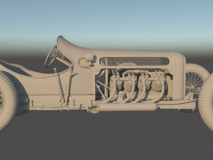Of a sports car gn 1914 v8 jap 1908 Modèle 3D