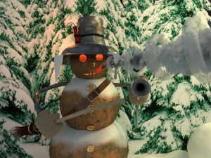 3d snowman 3D Model
