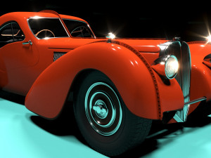 Bugatti atlantik cope 1939 3D Model