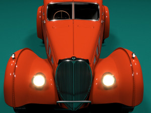 Bugatti atlantik cope 1939 Model 3D